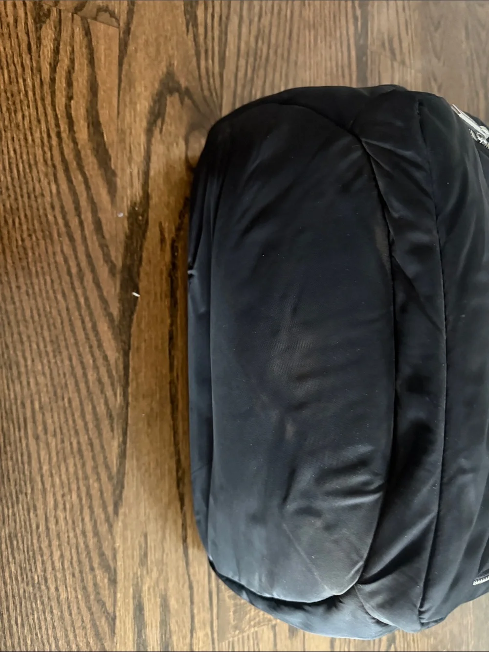 lululemon athletica Black Nylon Backpack with Front Zip Pocket